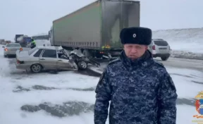 На участке трассы Кемерово — Новокузнецк ограничили движение из-за массового ДТП