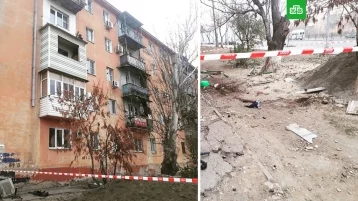 Фото: В Астрахани рухнул балкон с дерущимися мужчинами 1