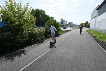 Фото: С велодорожкой: Дмитрий Анисимов рассказал о ремонте тротуаров в Кемерове 2