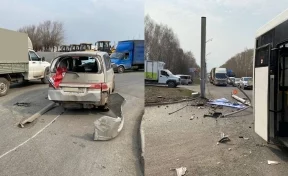 Стали известны подробности жёсткого ДТП с автобусом в Кемерове: есть пострадавшие