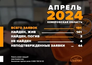 Фото: В Кузбассе волонтёры получили 26 заявок на поиск пропавших детей за месяц 1