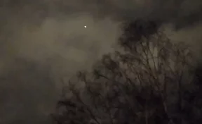 НЛО над кузбасским городом сняли на видео