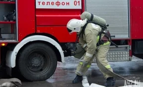 Более 20 сотрудников МЧС тушили крупный пожар в кемеровском микрорайоне
