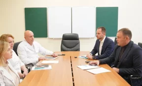 Илья Середюк встретился с новым главврачом Междуреченской горбольницы