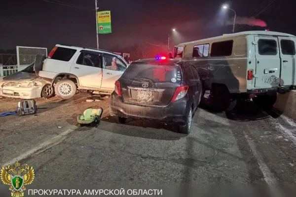 В Белогорске в массовом ДТП пострадали 8 человек