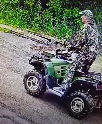 Фото: В Кузбассе полиция разыскивает водителя квадроцикла 1