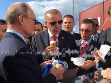 Фото: Путин угостил Эрдогана мороженым 1