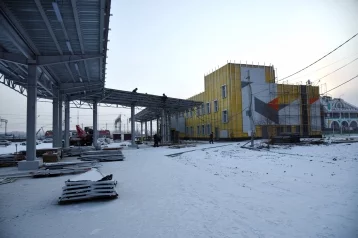 Фото: Мэр Белова проверил ход строительства автовокзала 1