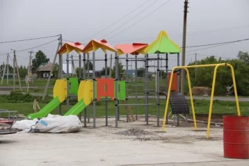 Фото: В кузбасском посёлке появятся две новые детские площадки 2