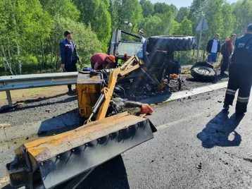 Фото: В Кузбассе пьяный водитель грузовика врезался в трактор: дело ушло в суд 1