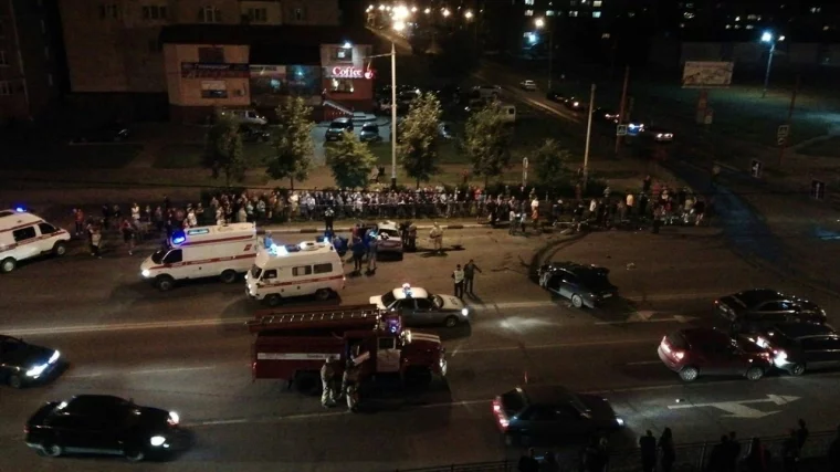 Фото: Смертельная авария в Кузбассе попала на видео 2