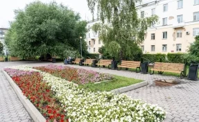 В Кемерове завершился первый этап ремонта сквера в Кировском районе