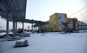 Мэр Белова проверил ход строительства автовокзала