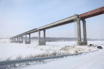 Фото: Звёздный мост на обходе Кемерова соединил два берега Томи 1
