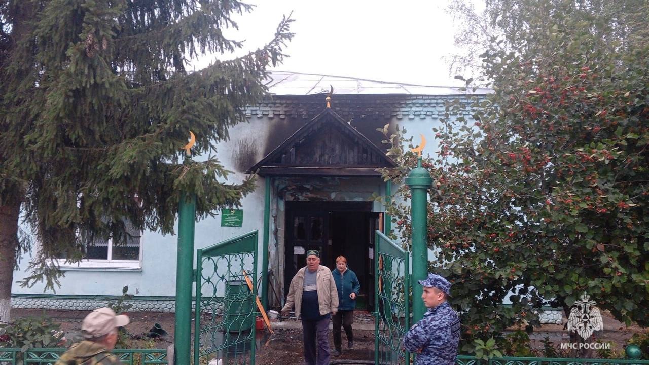 В Башкирии неизвестный поджёг мечеть