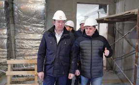 Дмитрий Анисимов проверил ход строительства кемеровского лицея