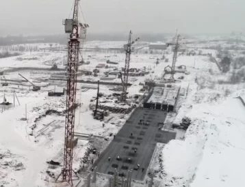 Фото: Власти Кузбасса опубликовали видео с места строительства Президентского кадетского училища 1