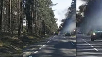 Фото: В Польше на ходу загорелся грузовик с американскими военными, есть пострадавшие 1