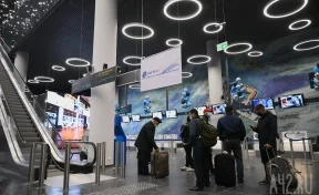 Все утренние рейсы до Москвы задержали в аэропорту Кемерова на несколько часов