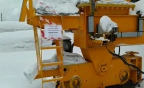 В Кузбассе на шахте обнаружили опасный кран