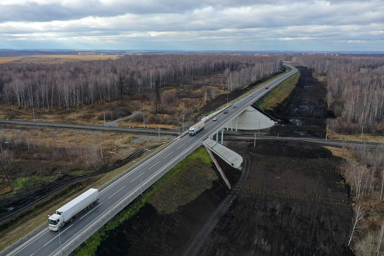 Дорожники завершили реконструкцию трассы Р-255 «Сибирь» в Кузбассе