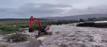 Фото: В Забайкалье жителей села эвакуировали из-за подъёма воды в реке Унгур 1