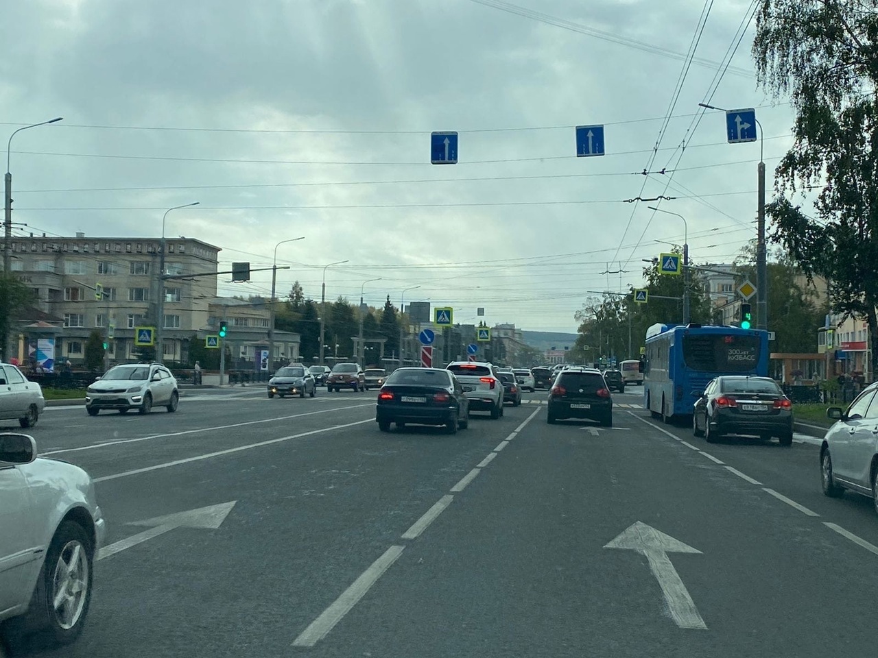 В центре Новокузнецка изменилась организация движения на перекрёстке