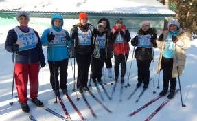 Кемеровские учителя соревновались в беге на лыжах