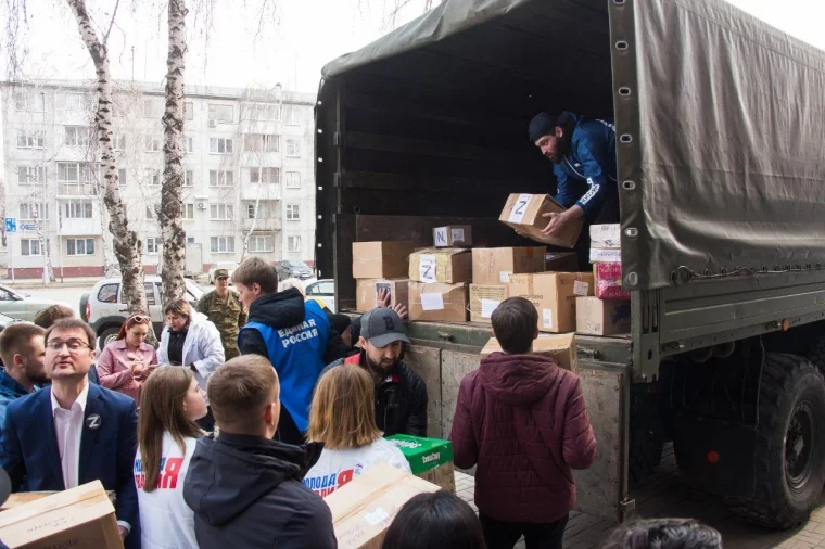 Фото: Турчак поблагодарил единороссов в регионах за помощь Донбассу 2