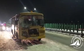 В Челябинской области 3 детей пострадали в ДТП со школьным автобусом