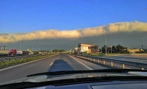 Синоптики объяснили появление необычных облаков в Кузбассе
