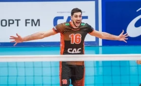 Волейбольный «Кузбасс» одержал вторую волевую победу в полуфинале Кубка России