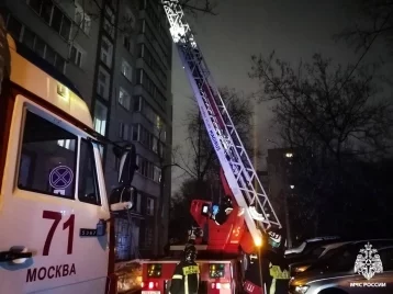 Фото: В Москве при тушении пожара было найдено тело мужчины  1