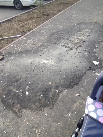 Фото: Кемеровчан возмутило бездействие коммунальщиков в уборке одной из улиц на Радуге 7