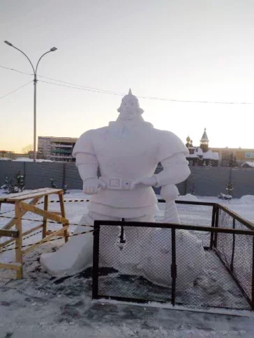 Фото: В мэрии Кемерова рассказали о строительстве снежных городков 2