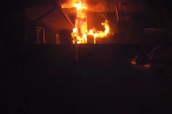 В Кузбассе полицейские спасли мужчину, двух собак и кошку на пожаре