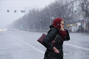 Фото: Синоптики предупредили кузбассовцев об усилении ветра, ухудшении видимости и мокром снеге 1