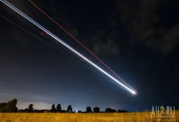 Фото: Кемеровчане обсуждают НЛО «с красным шлейфом» 1