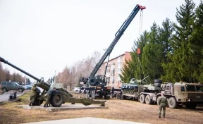 В кузбасском городе появился музей военной техники под открытым небом