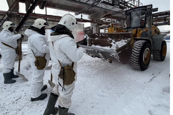 Мороз — учениям не помеха