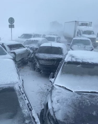 Более 20 машин столкнулись в Пензенской области, среди пострадавших ребёнок