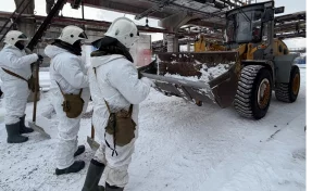 Мороз — учениям не помеха