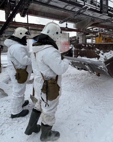 Мороз — учениям не помеха