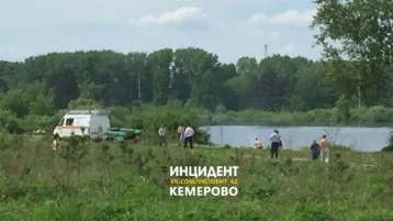 Фото: Соцсети: на Красном озере в Кемерове утонул мужчина 1