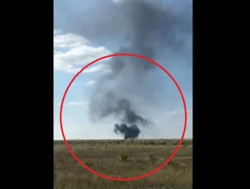 Фото: Появилось видео с места крушения вертолёта под Саратовом 1