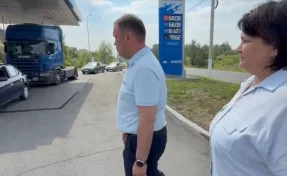 Илья Середюк проверил работу АЗС в Мариинске