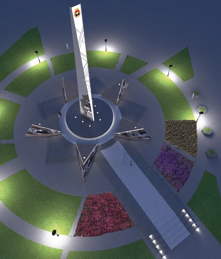 Фото: «Город трудовой доблести». Как новые стелы изменят облик Кемерова и Новокузнецка 4