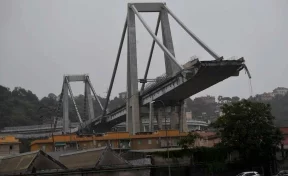 Названа предварительная причина обрушения моста в Генуе