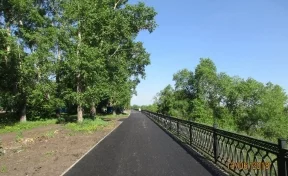 На набережной Кировского района Кемерова появится велодорожка длиной 750 метров