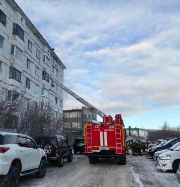 Фото: В Магадане во время пожара в квартире погибли мать и трое маленьких детей 1